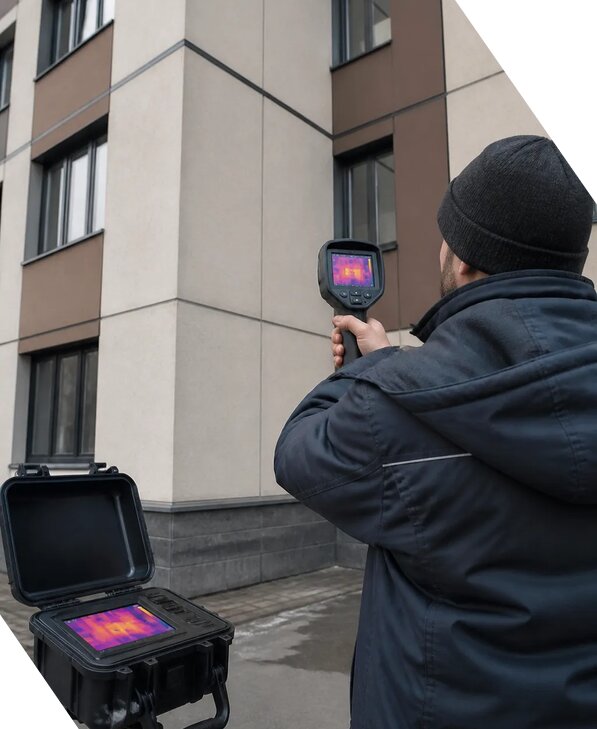 Тепловизионное обследование зданий и сооружений в Печоре